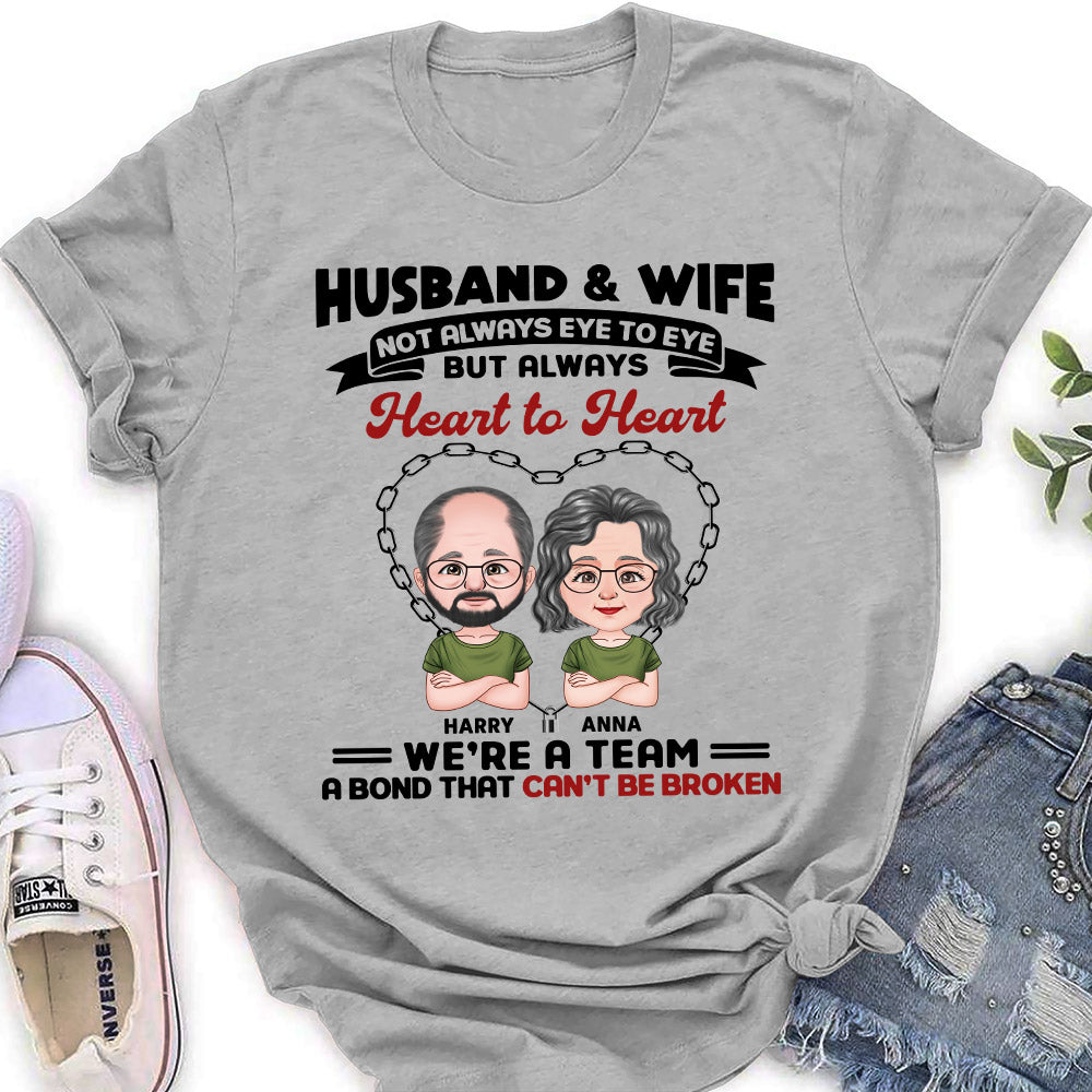 Husband And Wife - Personalized Custom Women's T-shirt