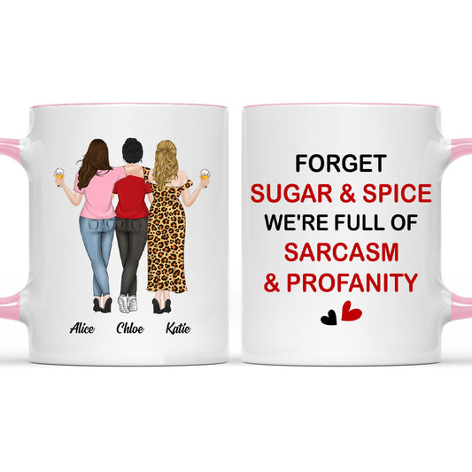 Sugar And Spice - Personalized Custom Accent Mug