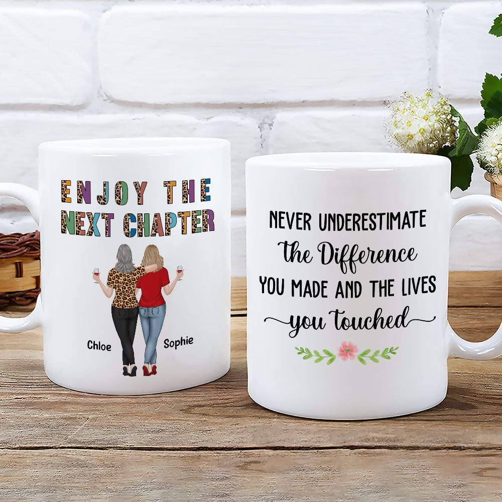 Enjoy The Next Chapter - Personalized Custom Coffee Mug