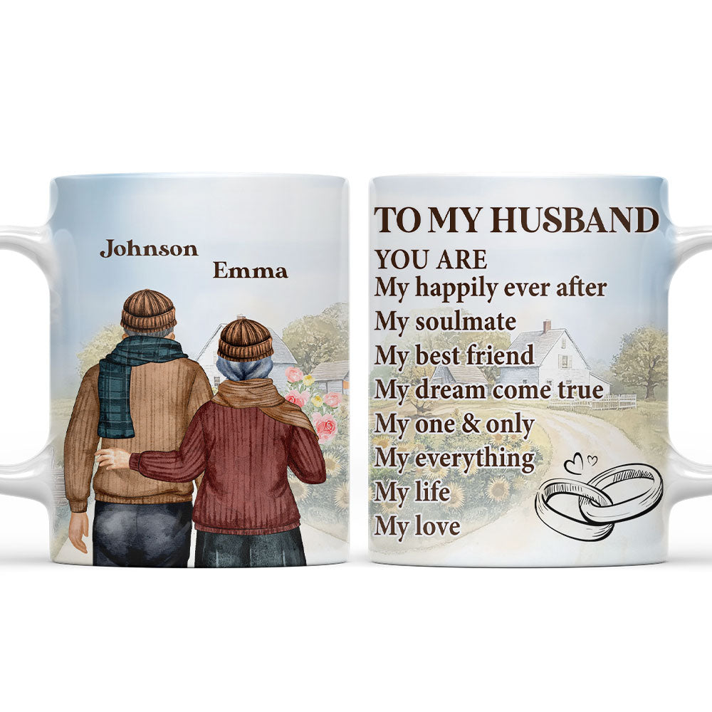 My Life And My Love - Personalized Custom Coffee Mug