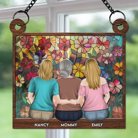 Mother & Daughter - Personalized Custom Suncatcher
