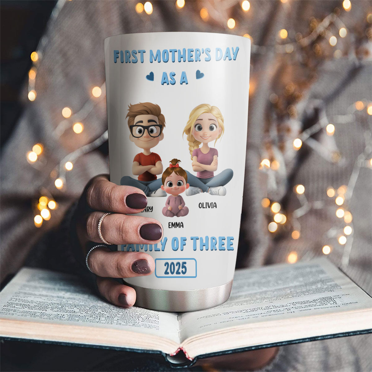 First Mother Day - Personalized Custom Tumbler