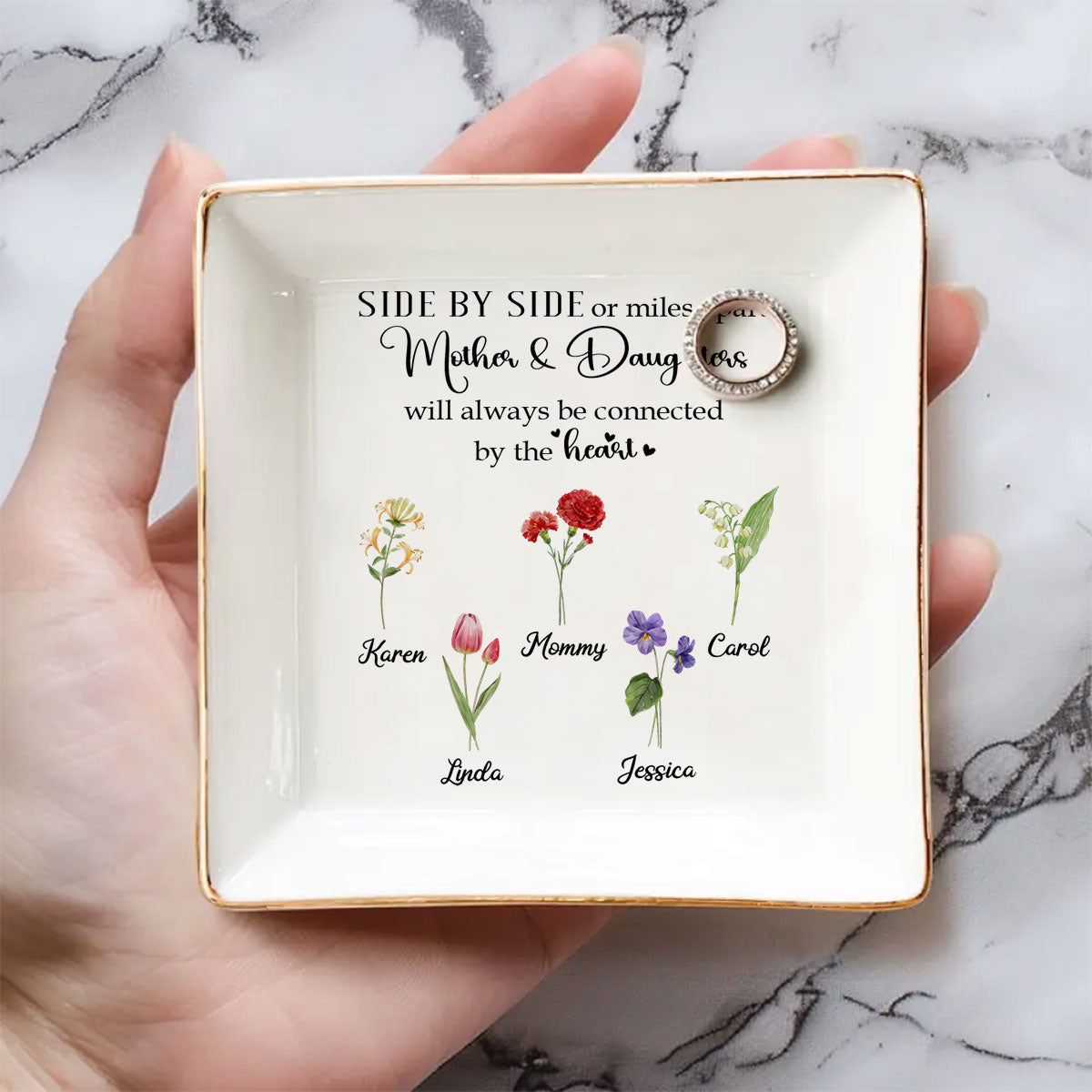Linked Together - Personalized Custom Jewelry Dish