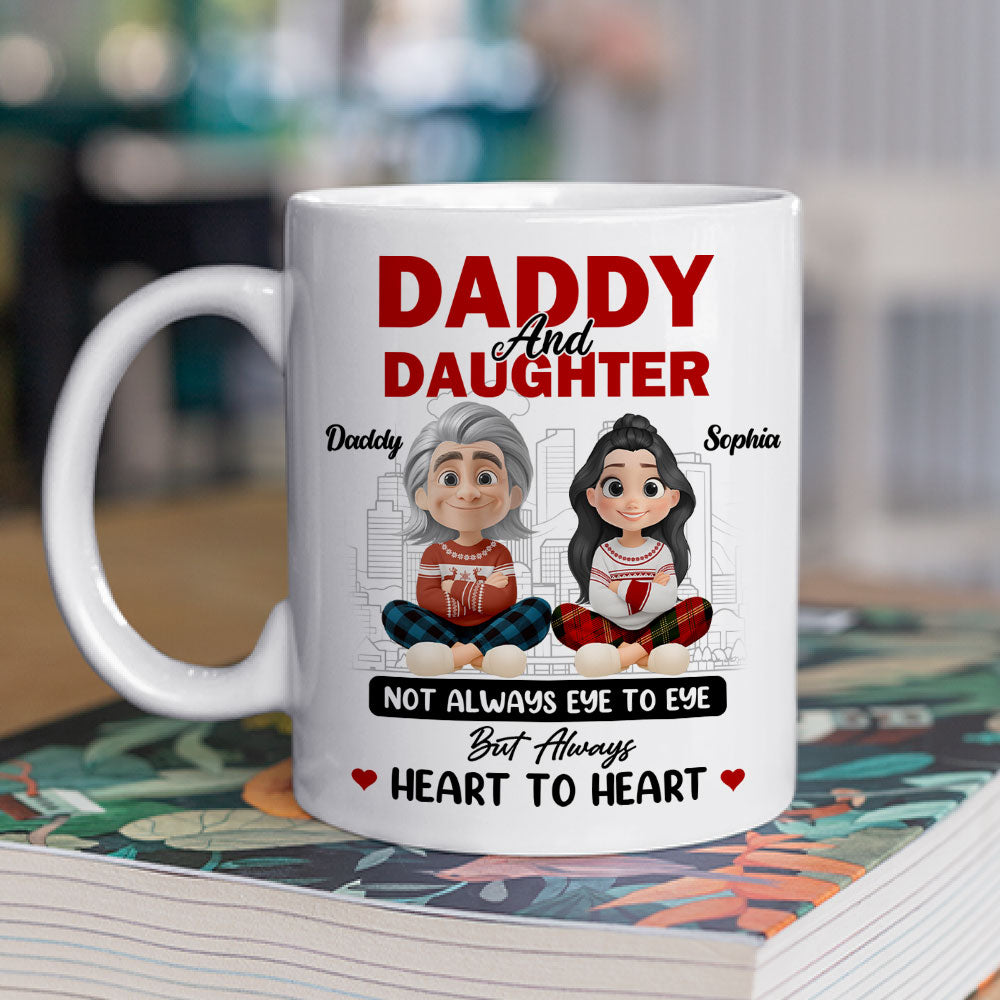 Our Hearts Always Beat Together - Personalized Custom Coffee Mug