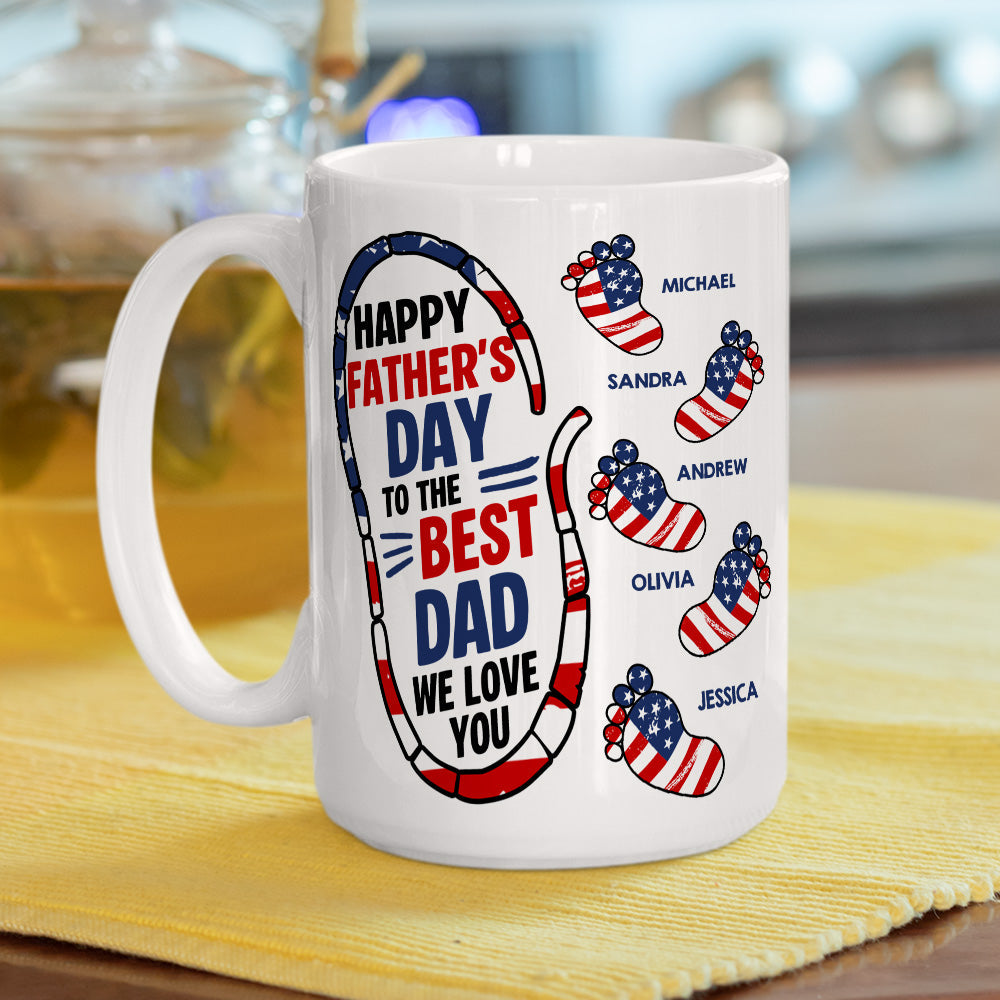 Best Dad We Love You - Personalized Custom Coffee Mug