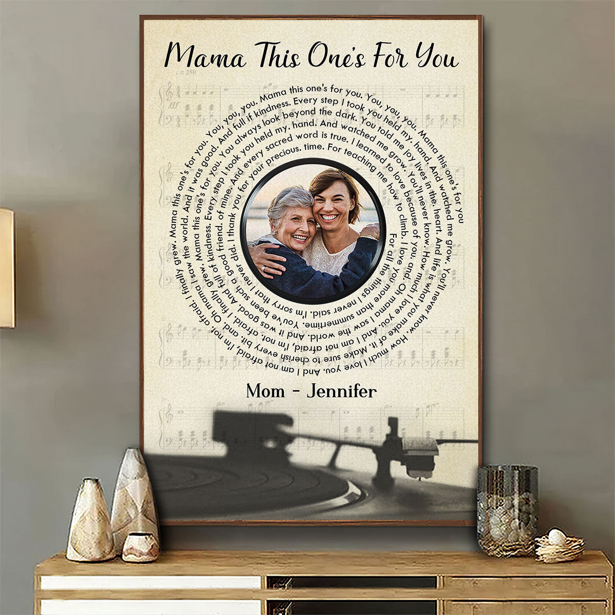 This Is For You Mom - Personalized Custom Poster