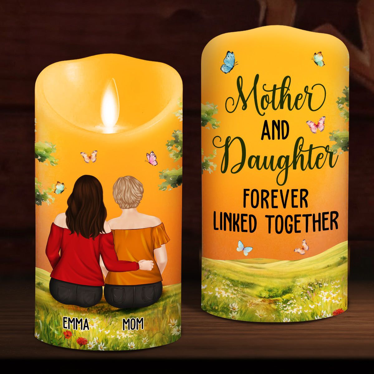 Link Forever - Personalized Custom LED Candle