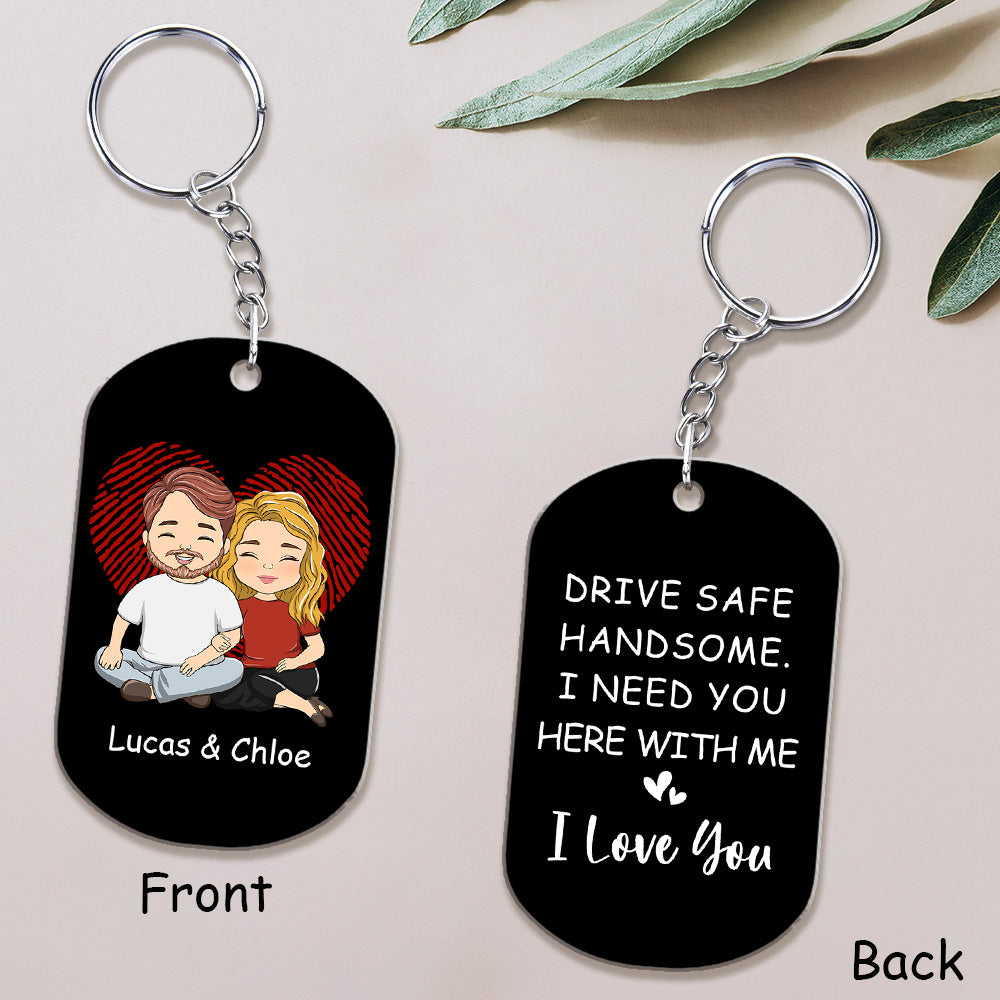 I Need You Here - Personalized Custom Acrylic Keychain
