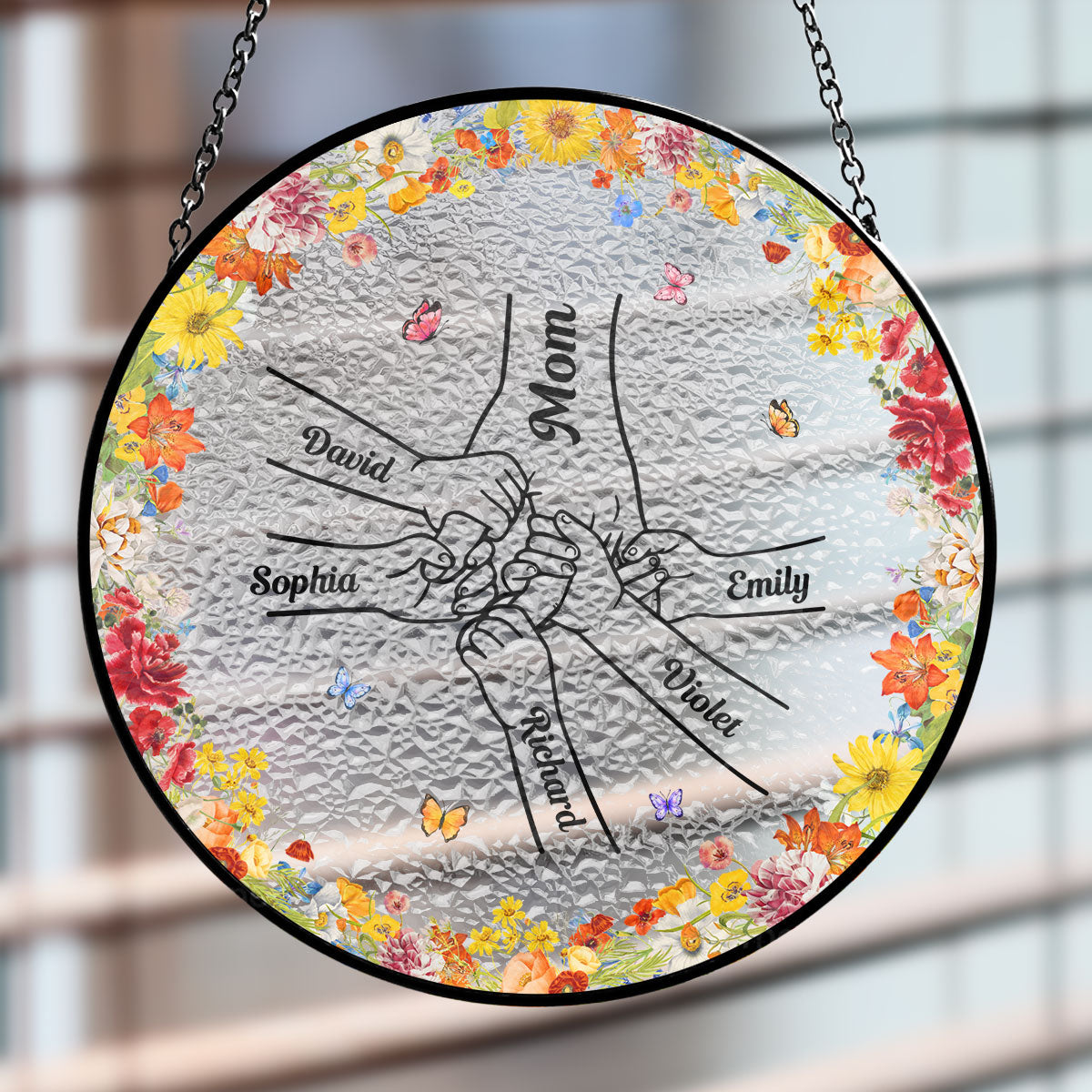 Mom You Are My Everything - Personalized Custom Window Hanging Suncatcher