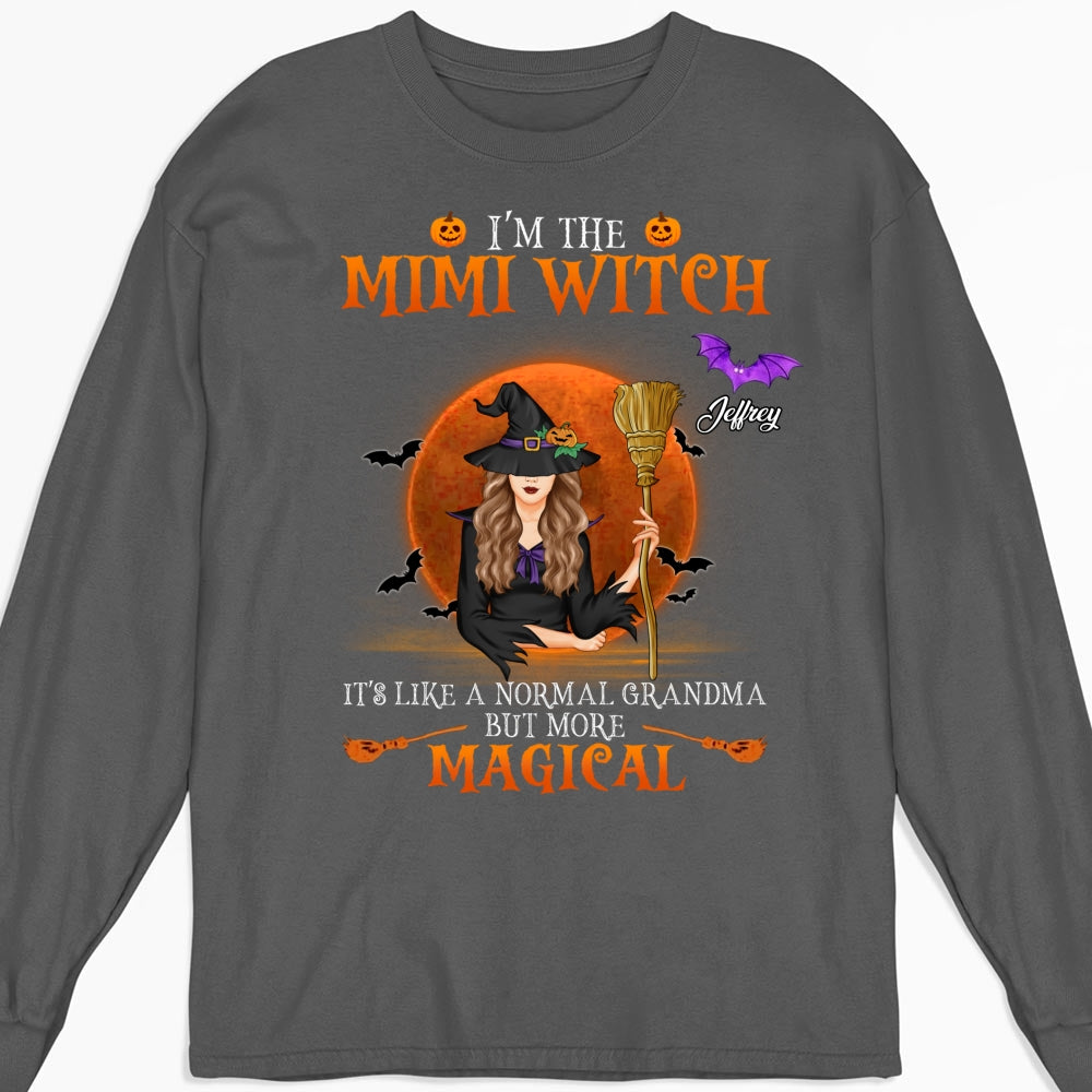 I Am A Grandma Witch - Personalized Custom Shirt