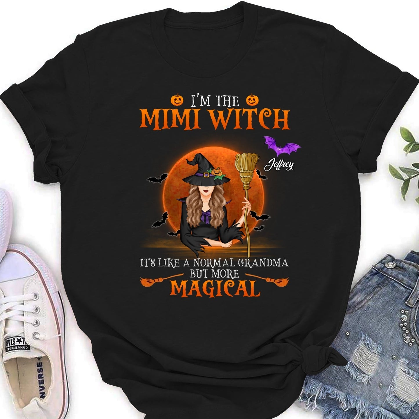 I Am A Grandma Witch - Personalized Custom Shirt