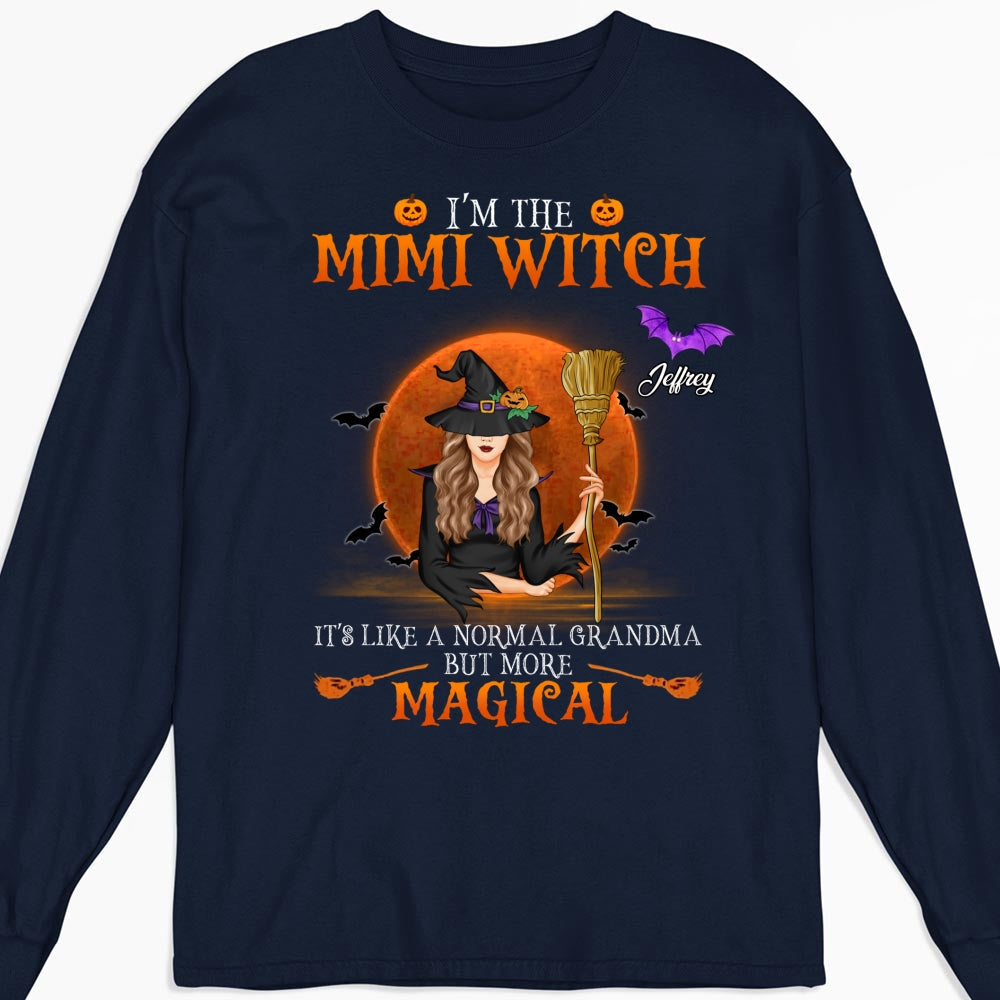 I Am A Grandma Witch - Personalized Custom Shirt