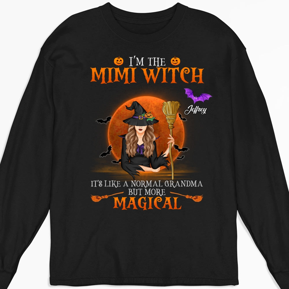 I Am A Grandma Witch - Personalized Custom Shirt