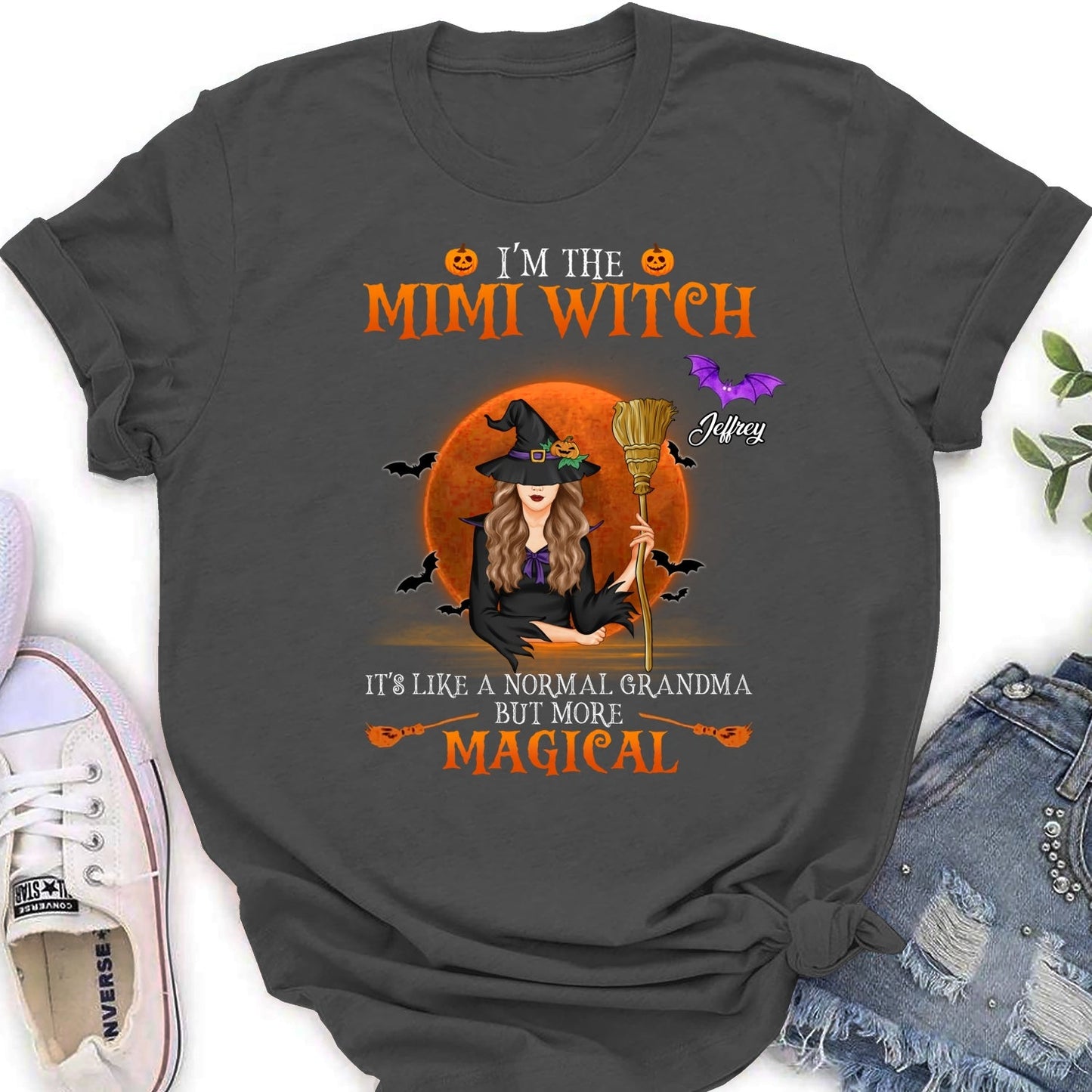 I Am A Grandma Witch - Personalized Custom Shirt