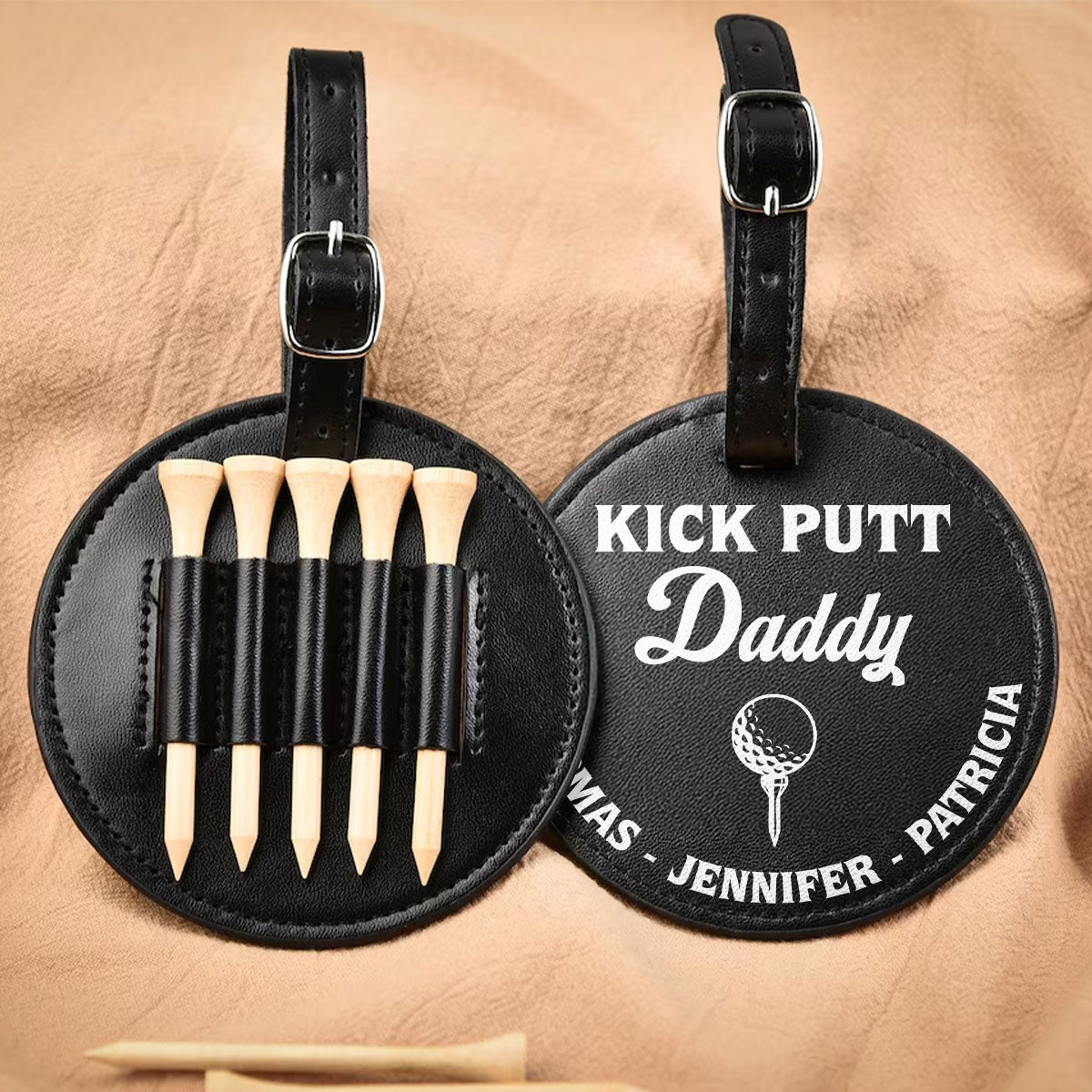 Kick Putt Daddy - Personalized Custom Golf Tee Bag