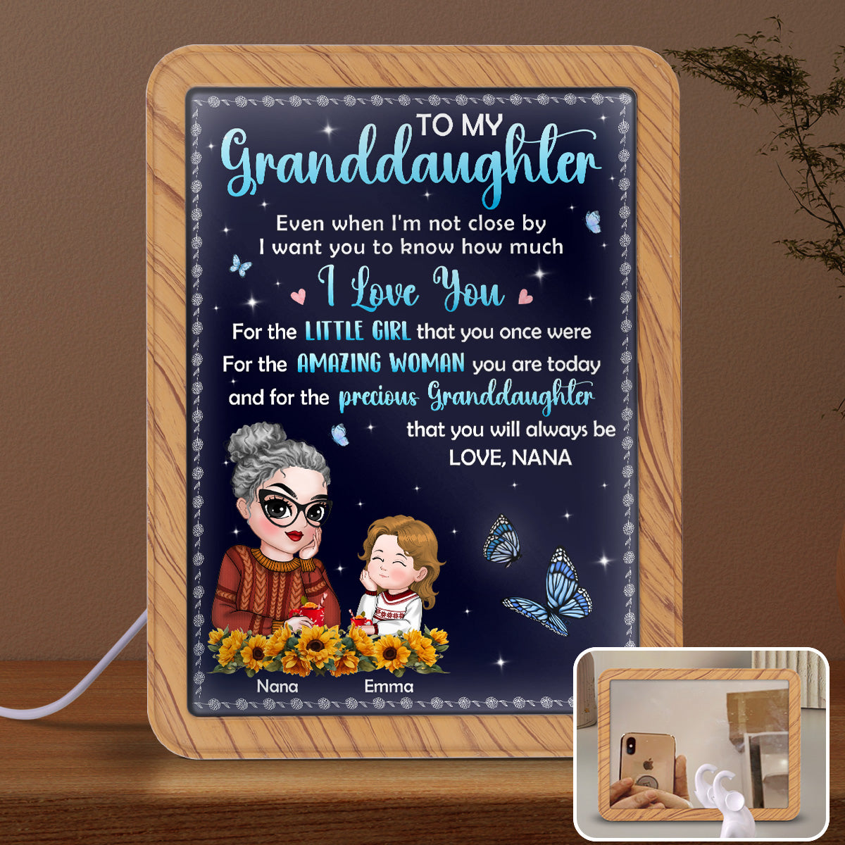 How Much I Love You - Personalized Custom Magic Mirror