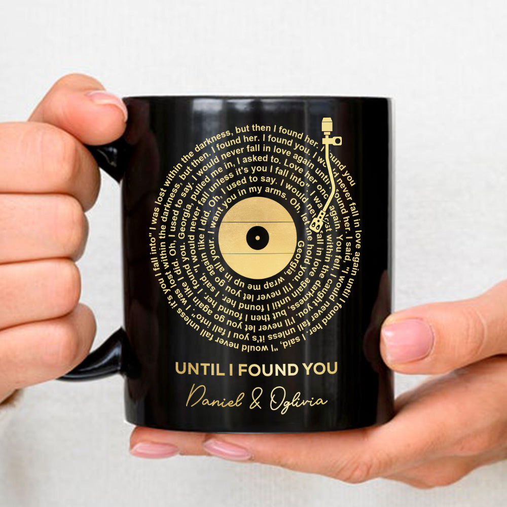 Custom Favorite Spiral Song Lyrics - Personalized Custom Coffee Mug