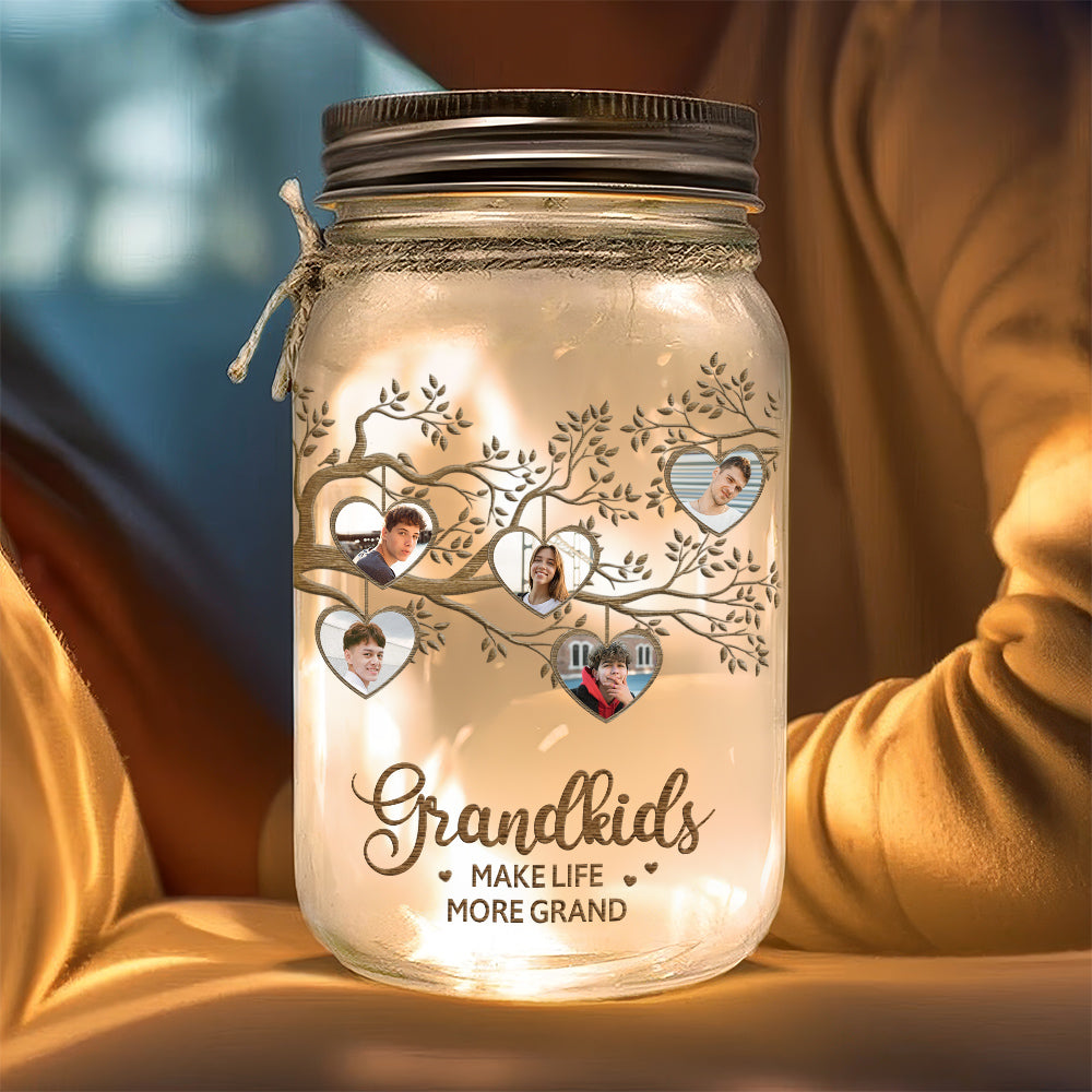 Where Life Begins - Personalized Custom Mason Jar Light