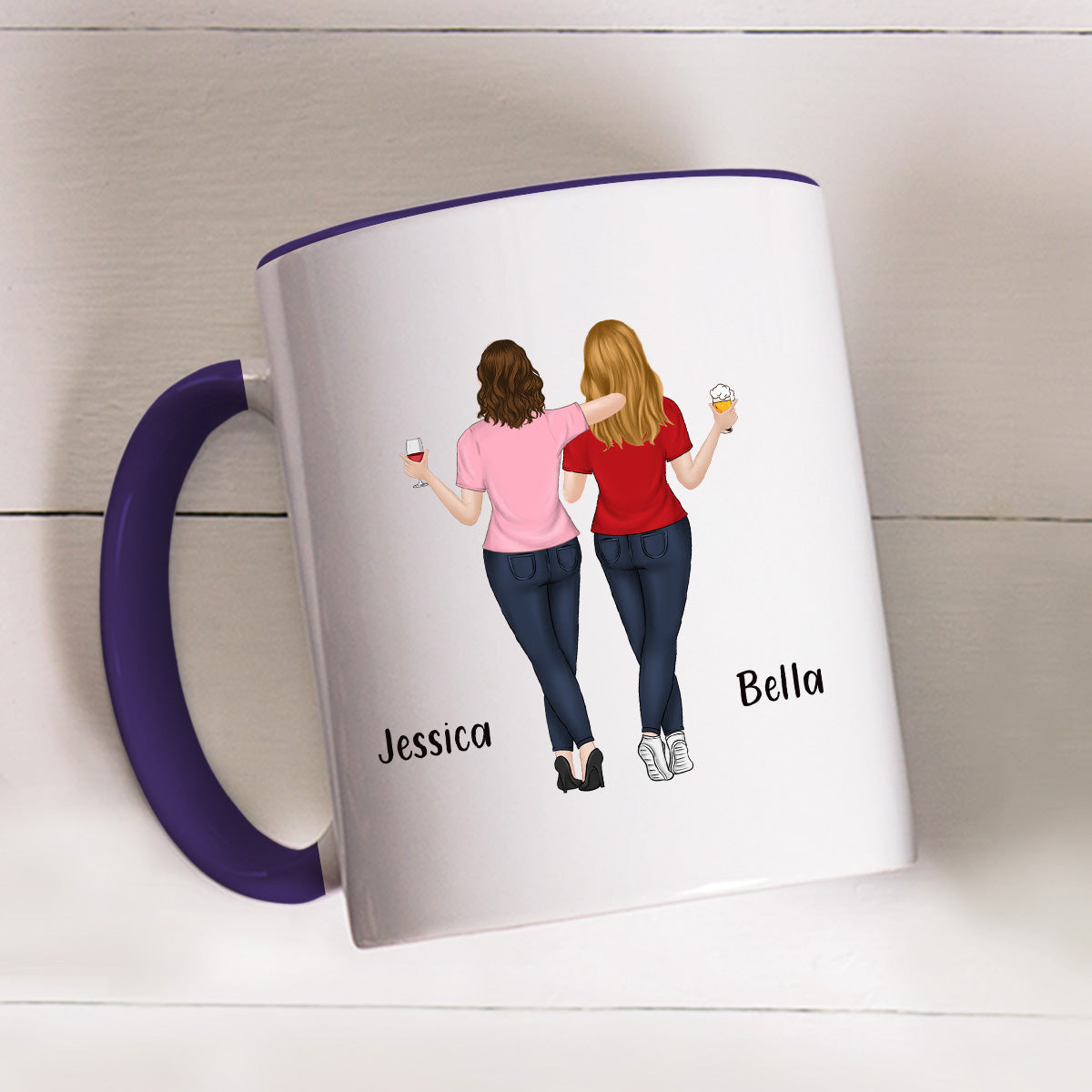 We Are The Same - Personalized Custom Accent Mug