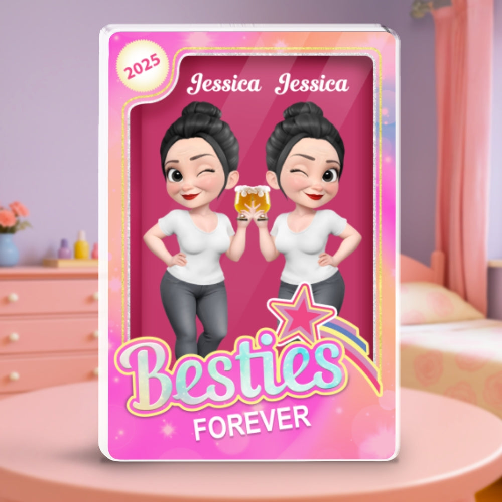 Besties Sisters - Personalized Custom Acrylic Plaque