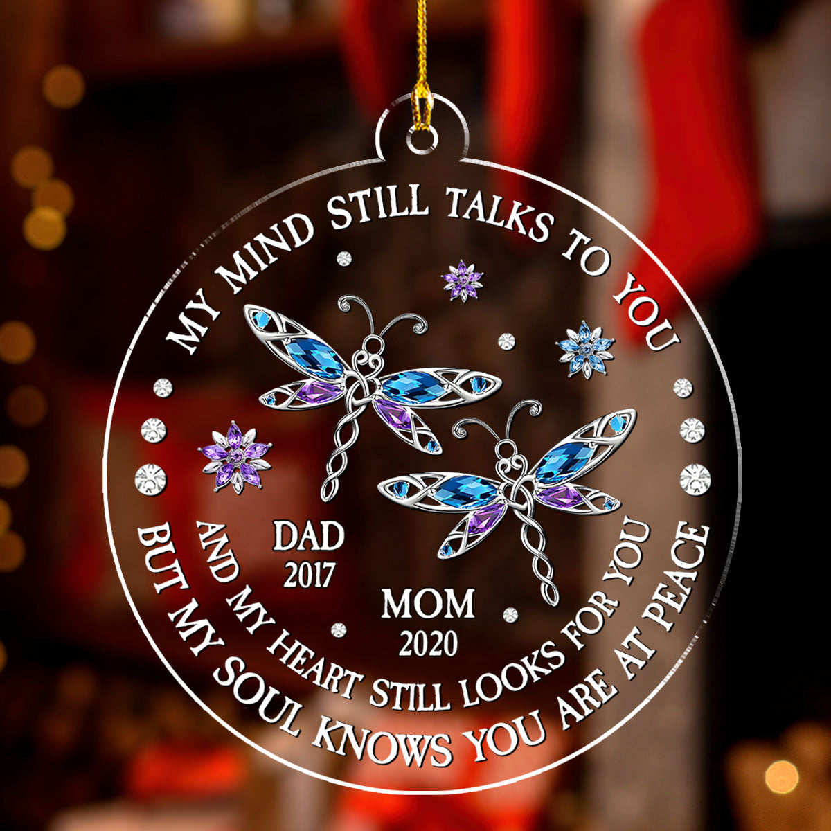 My Heart Still Looks For You - Personalized Custom Acrylic Ornament