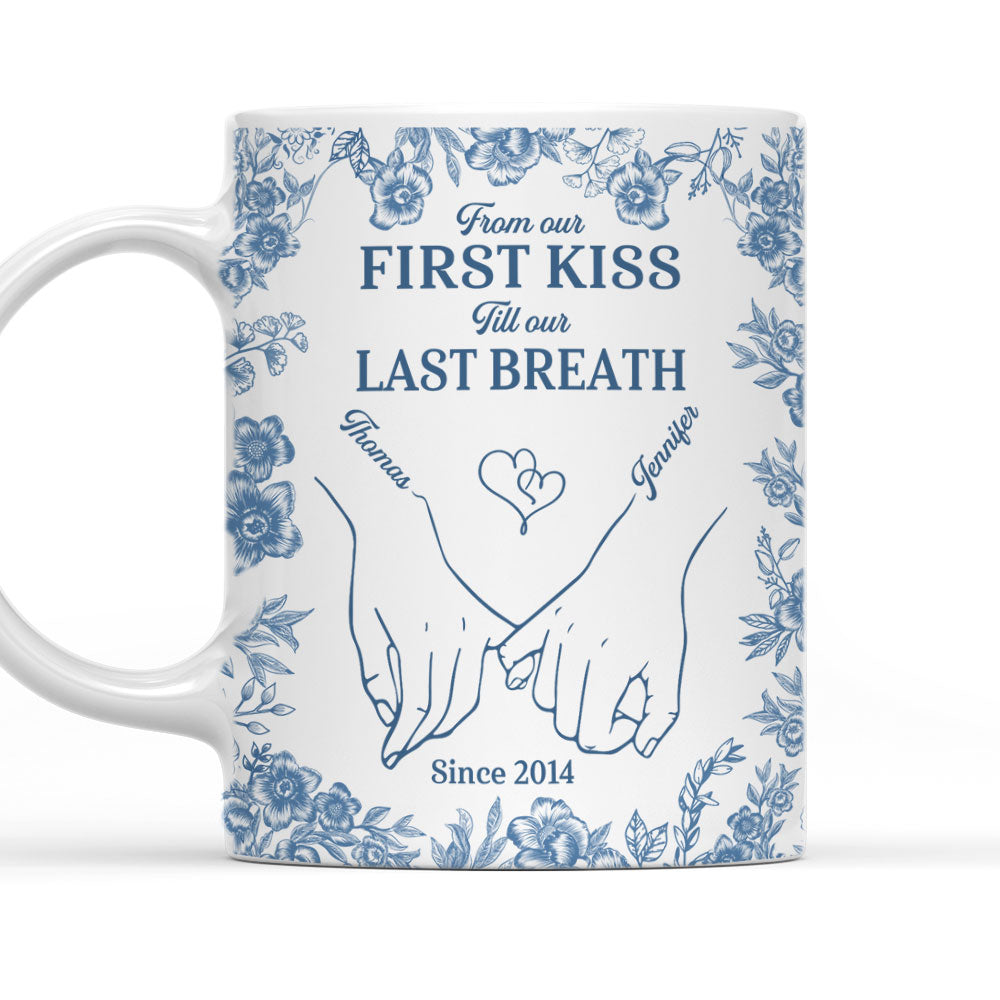 First Kiss - Personalized Custom Coffee Mug