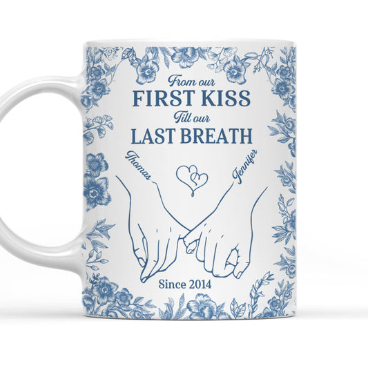 First Kiss - Personalized Custom Coffee Mug