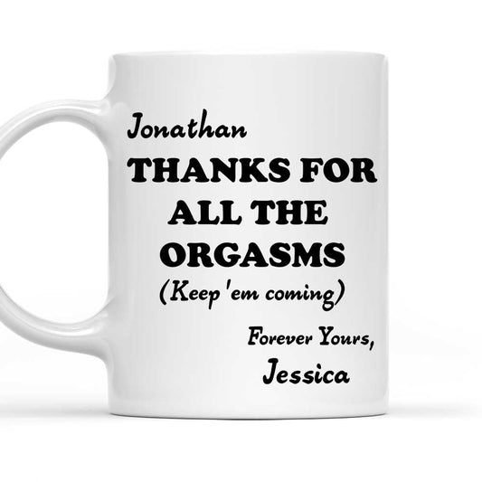 Thanks For All - Personalized Custom Coffee Mug