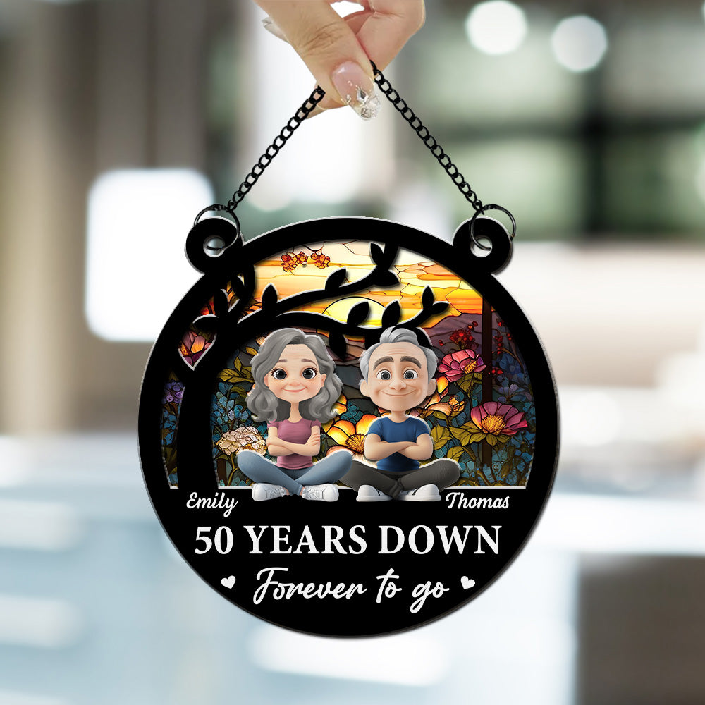 Forever To Go Together - Personalized Custom Suncatcher