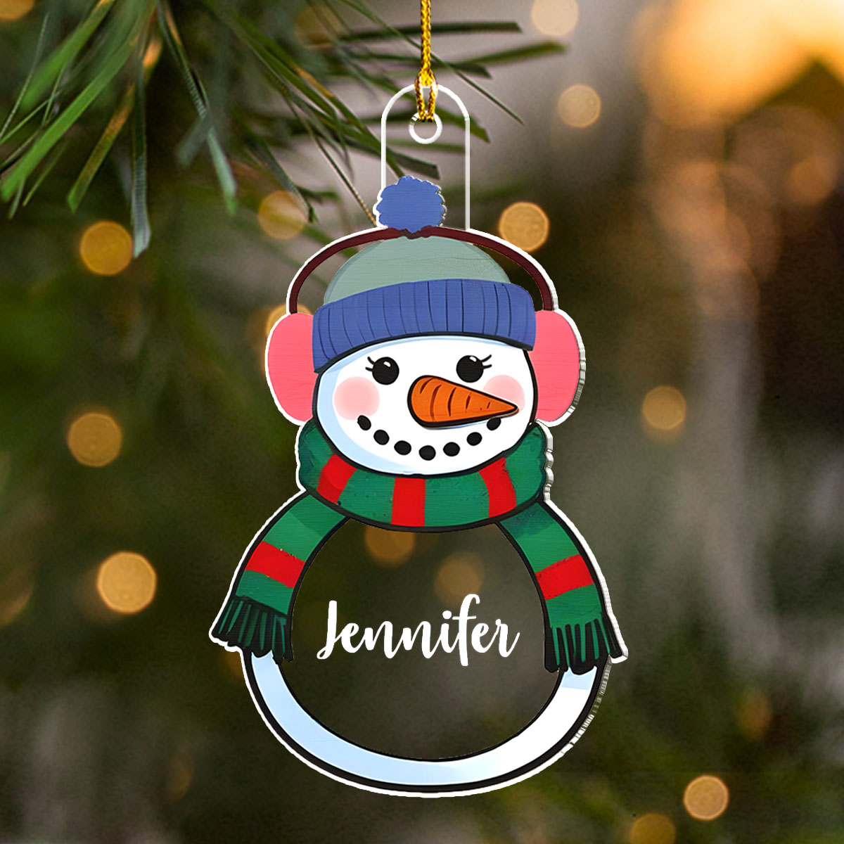 Cheerful Season - Personalized Custom Acrylic Ornament