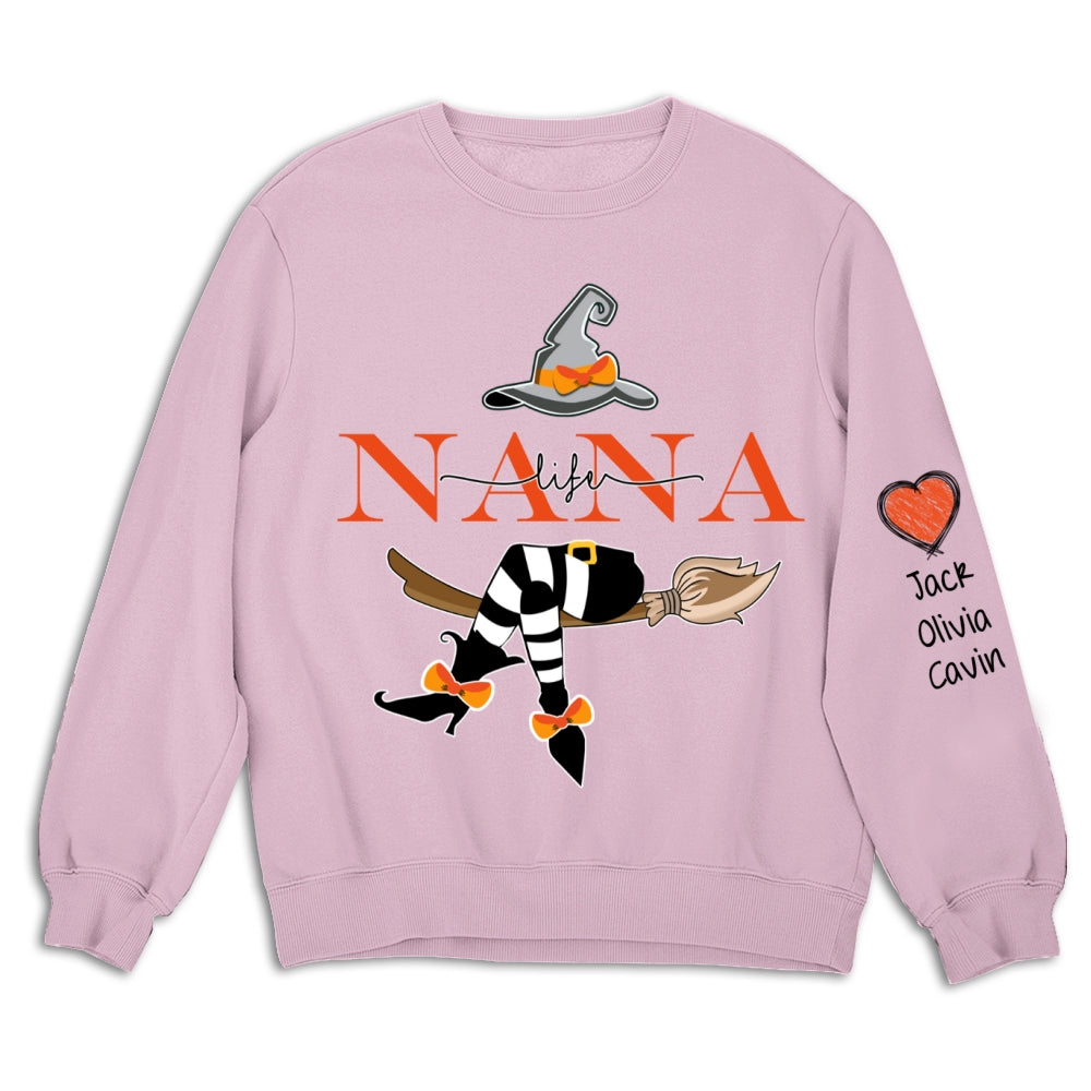 Grandma Life Witch Sweatshirt - Personalized Custom Sweatshirt