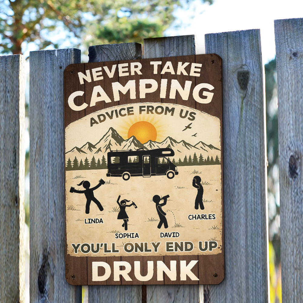 Advice Given Sobriety Not Guaranteed - Personalized Custom Metal Signs