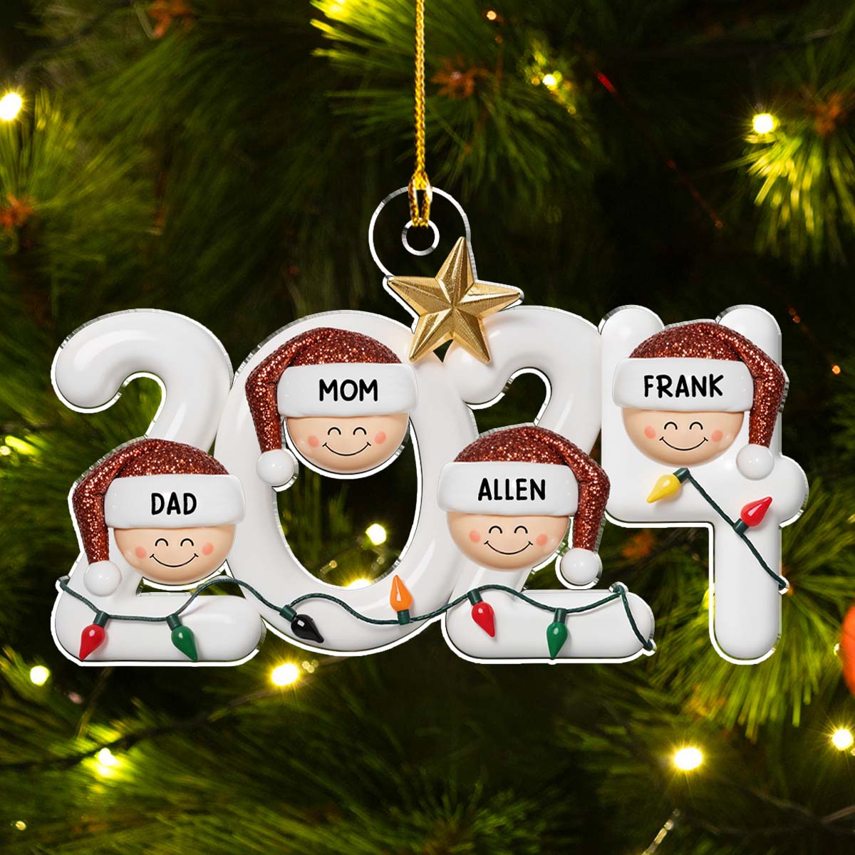 2024 Holiday - Personalized Custom Acrylic Ornament