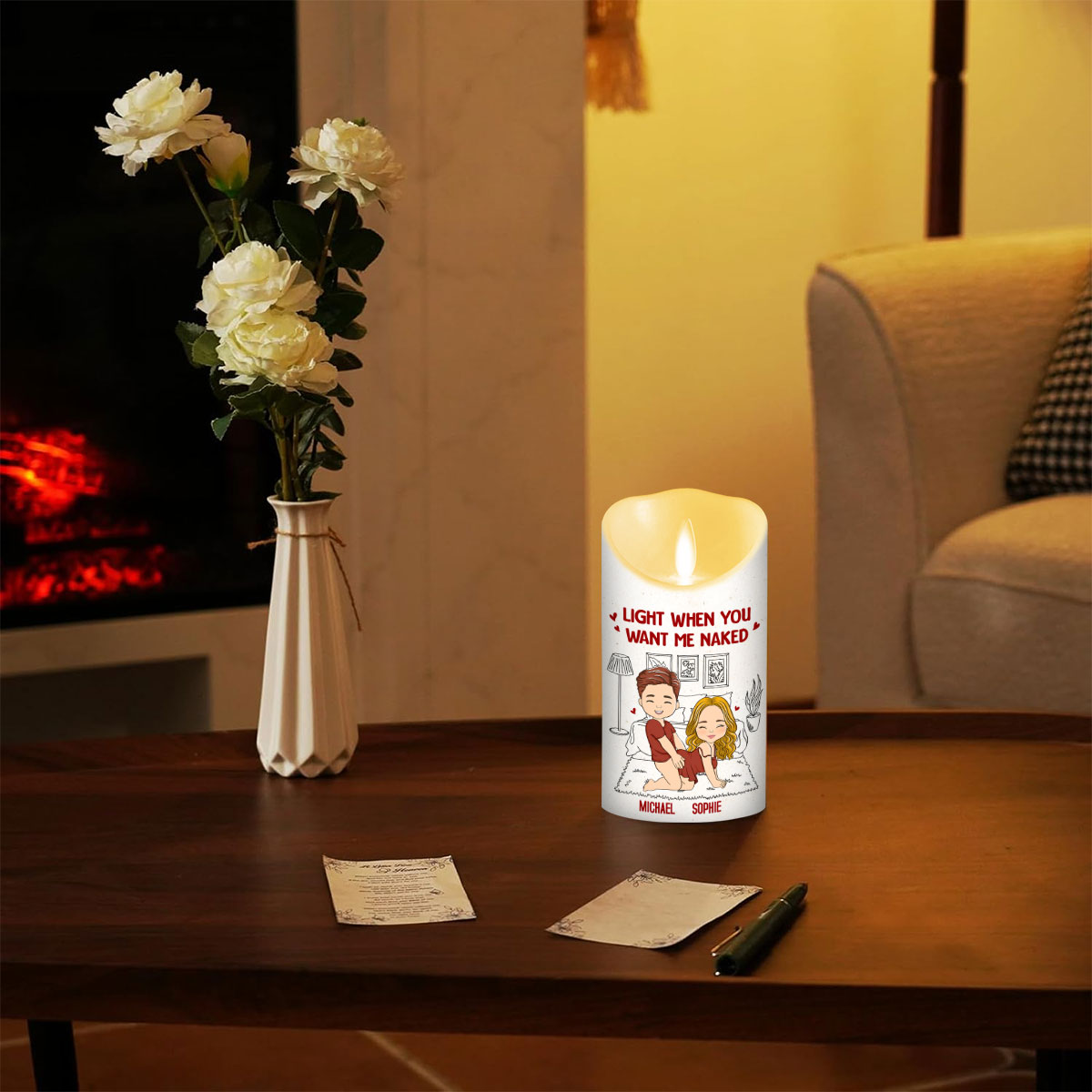 Light It Up - Personalized Custom LED Candle