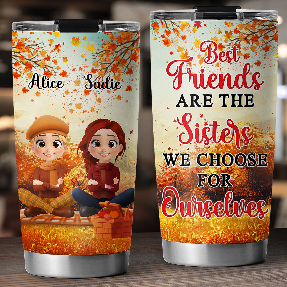Always Choose You Fall Season - Personalized Custom Tumbler