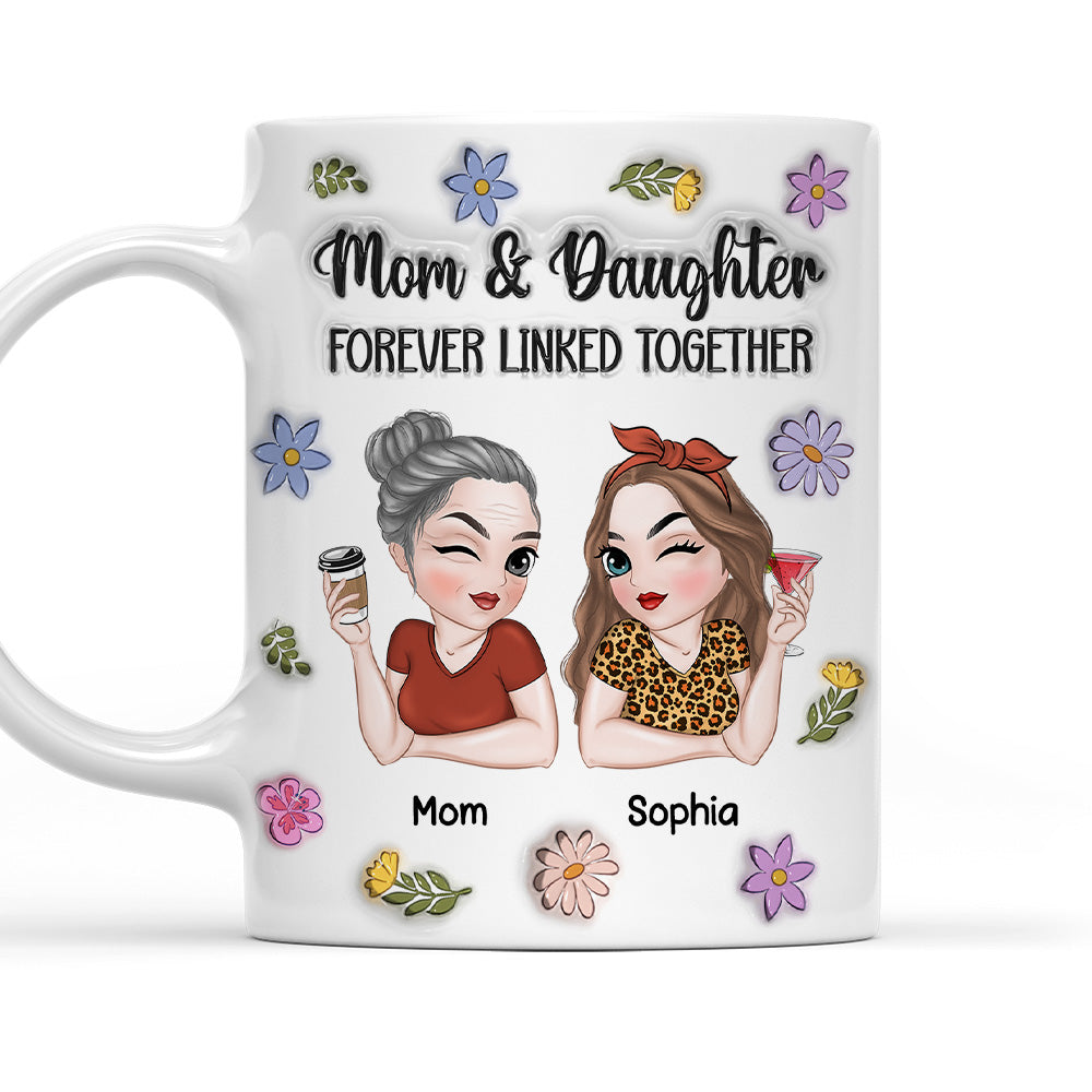 Linked Together - Personalized Custom 3D Inflated Effect Mug