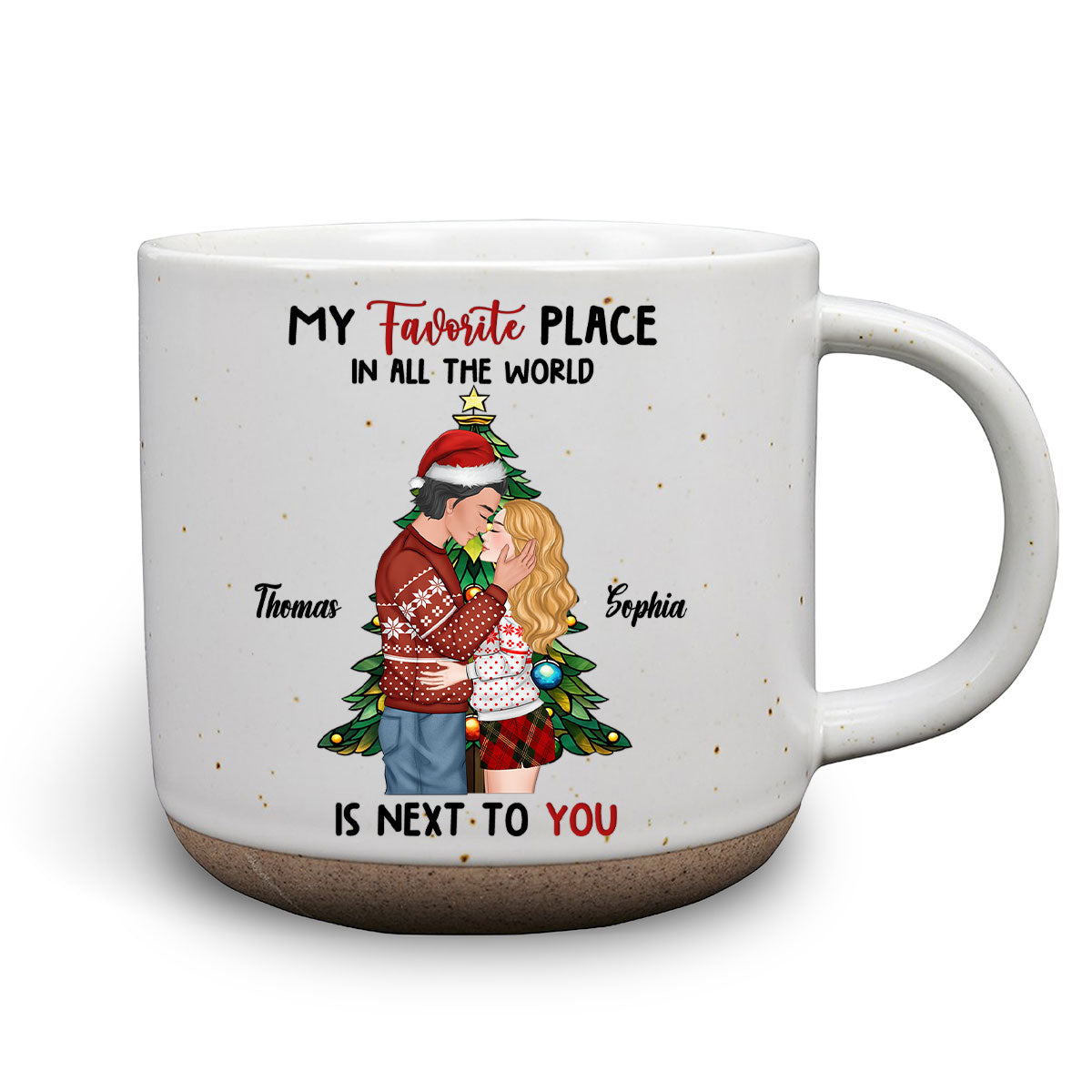 You Are My Favorite Place - Personalized Custom Pottery Mug
