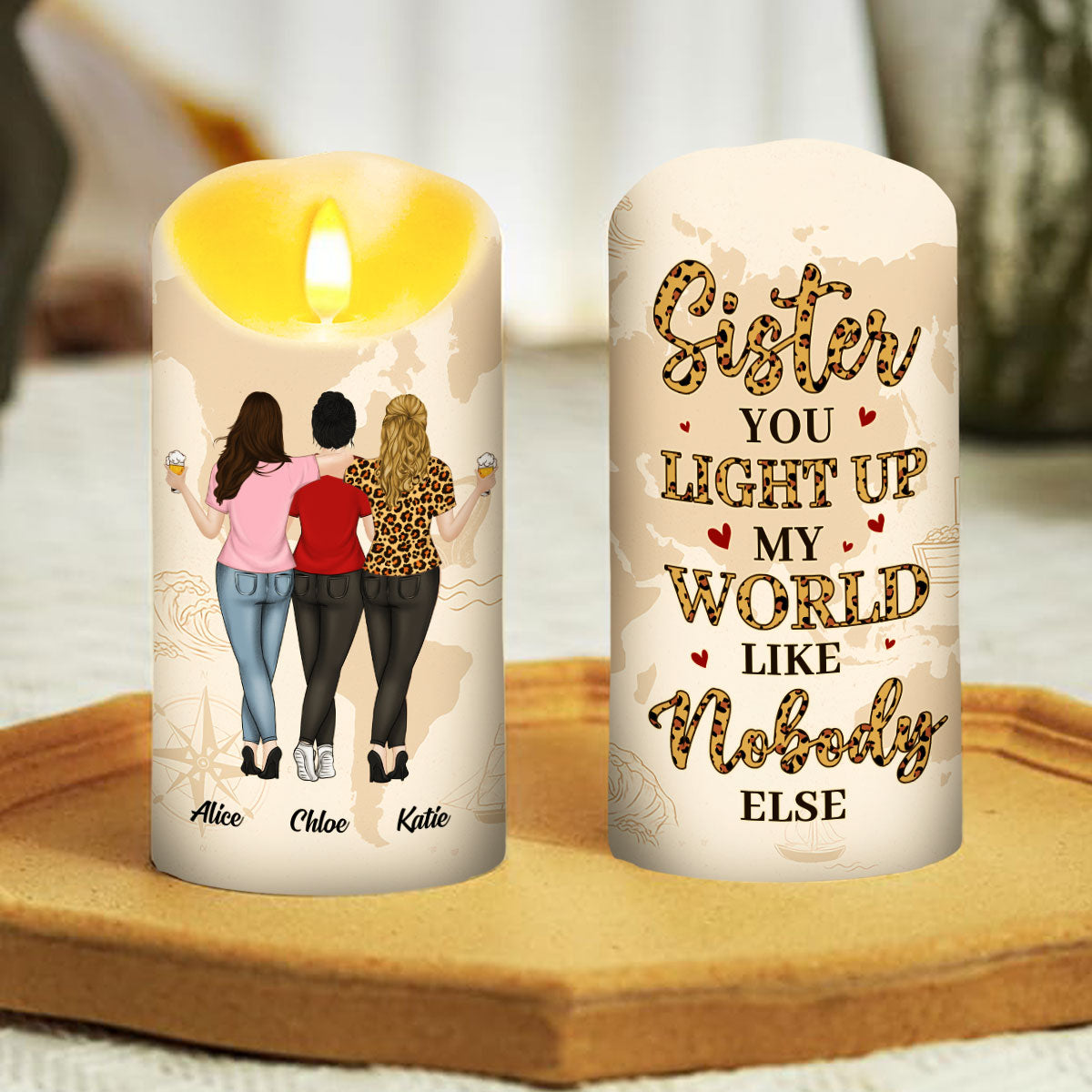 You Light Up Me - Personalized Custom LED Candle