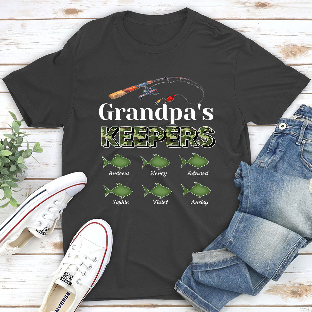 Grandpa Keepers - Personalized Custom Shirt