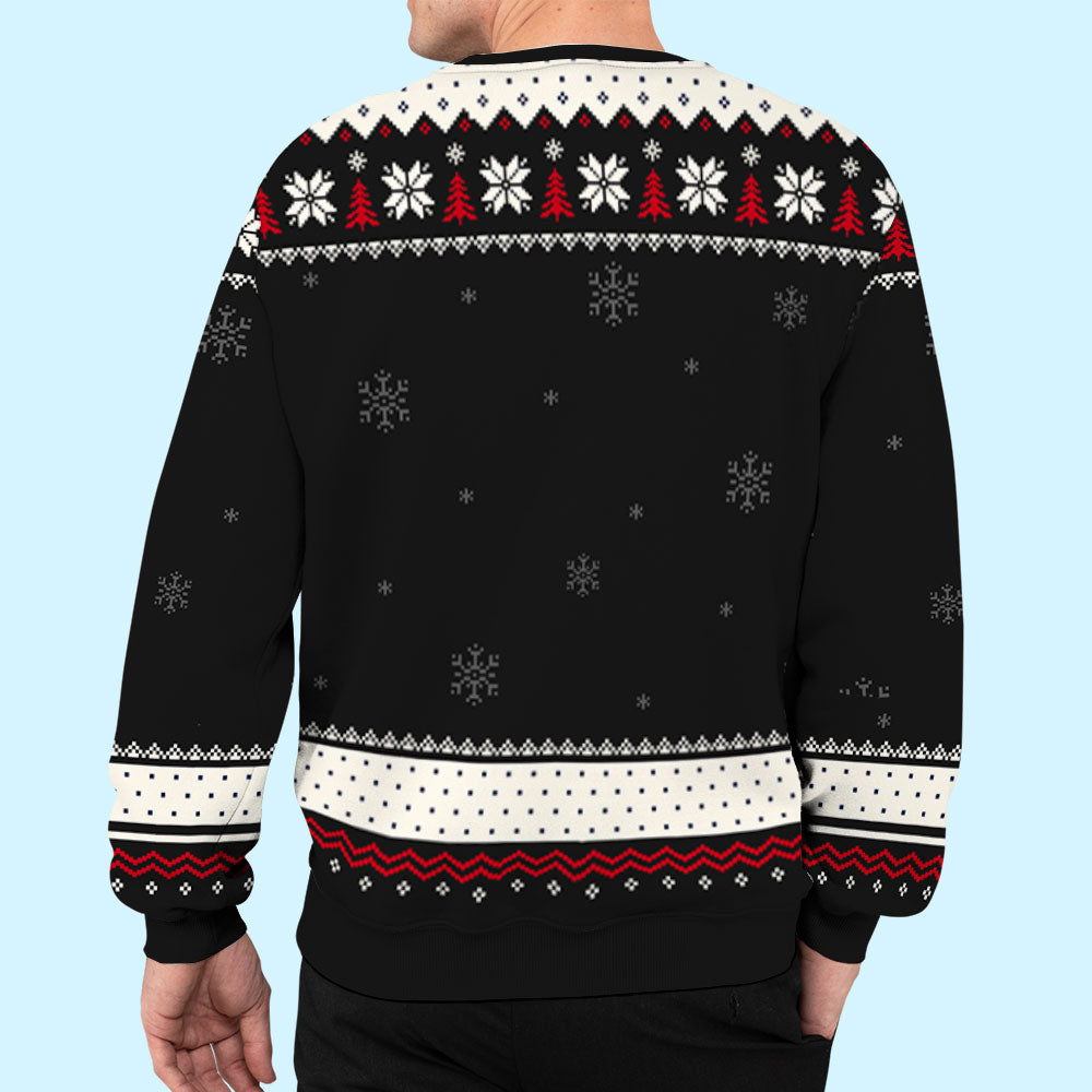 This Grandpa Belongs To  - Personalized Custom All-Over-Print Sweatshirt