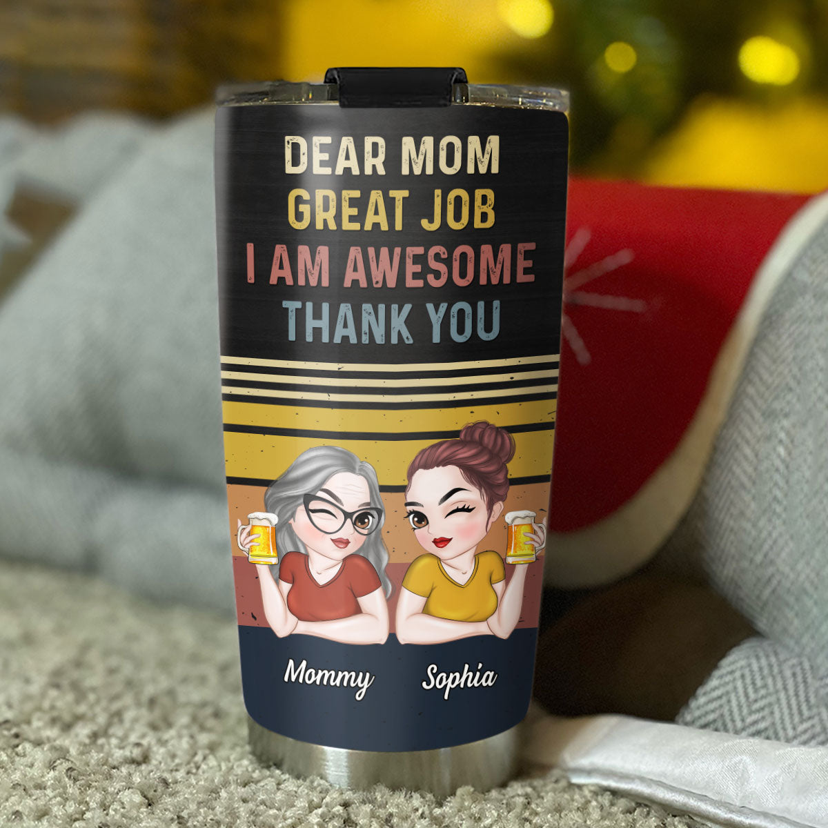I Am Awesome Thank You - Personalized Custom Tumbler