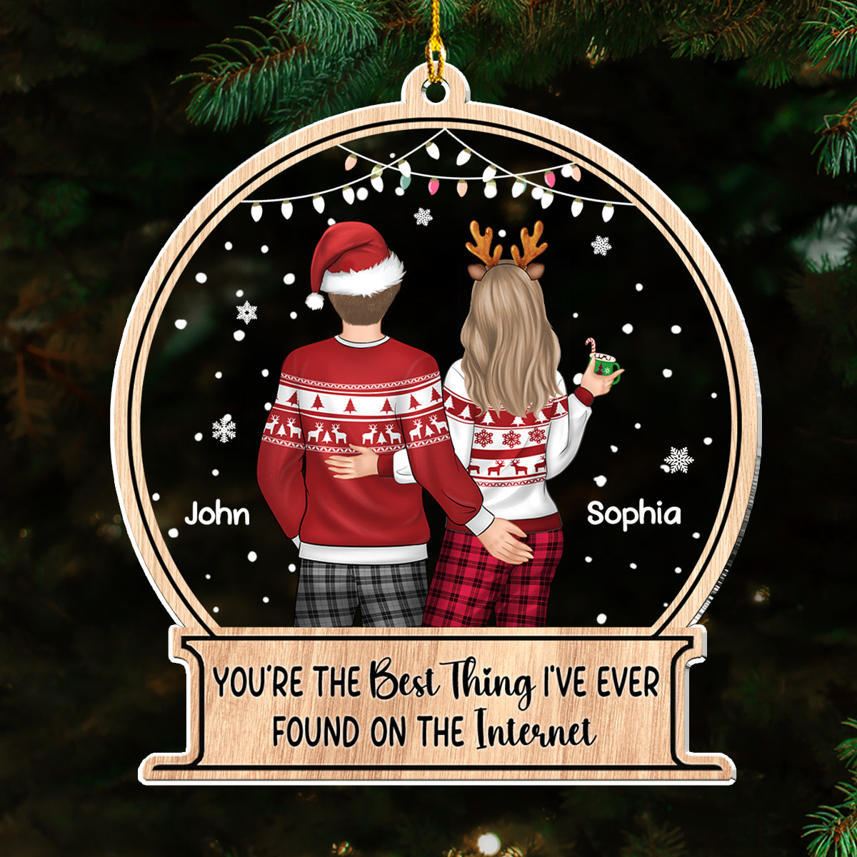 You're The Best Thing On The Internet - Personalized Custom Acrylic Ornament