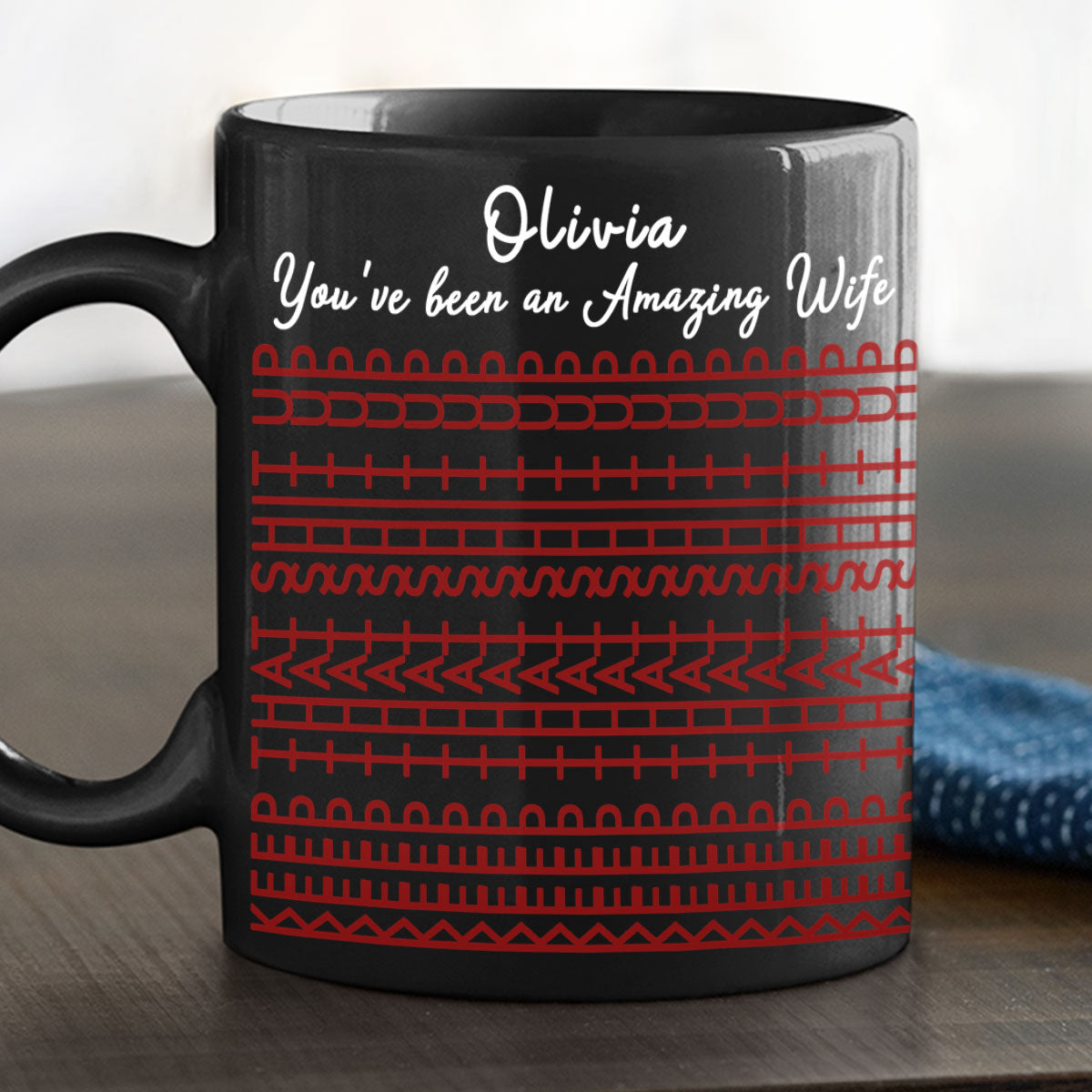 Yes You Are An Awesome Wife - Personalized Custom Coffee Mug