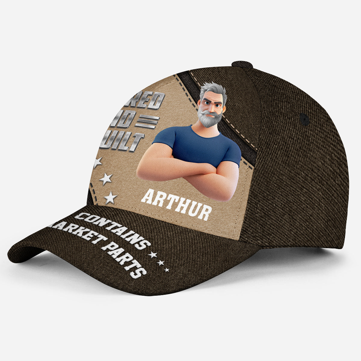 Retired And Rebuilt - Personalized Custom Classic Cap