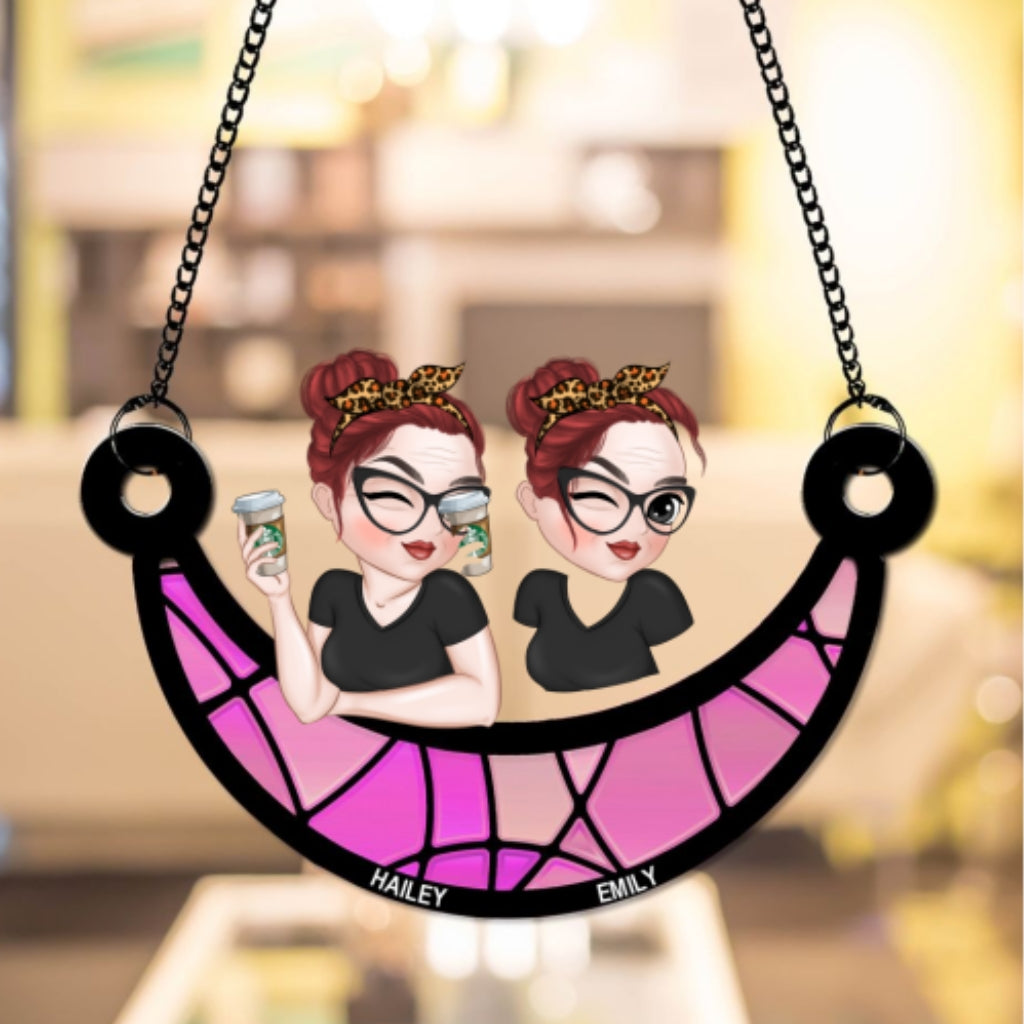 Best Friends Together - Personalized Custom Suncatcher