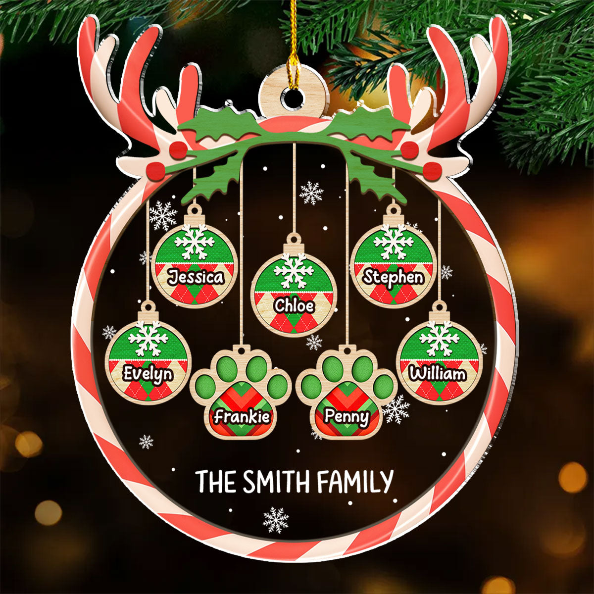 Our Christmas - Personalized Custom Acrylic Ornament