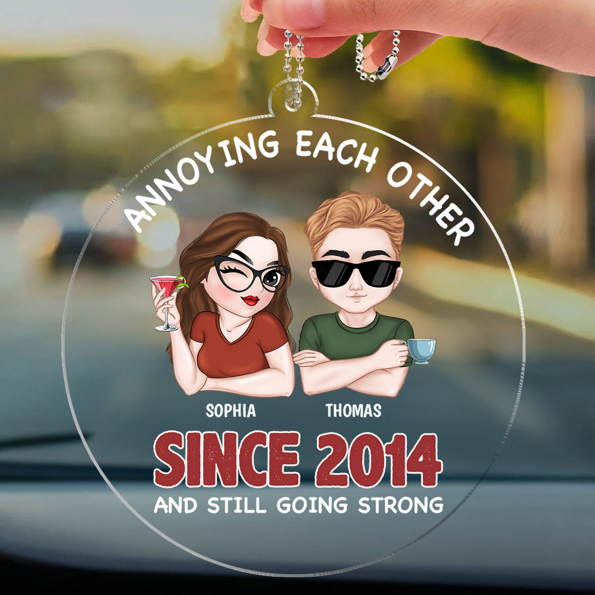 Love You Still - Personalized Custom Car Ornament