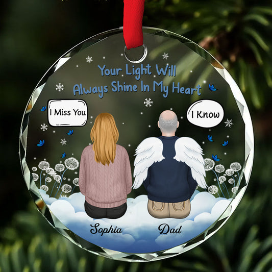 If Love Could Have Saved You - Personalized Custom Glass Ornament