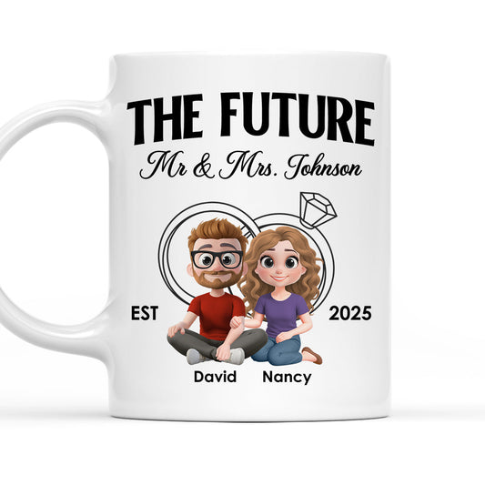 Forever And Always Us - Personalized Custom Coffee Mug