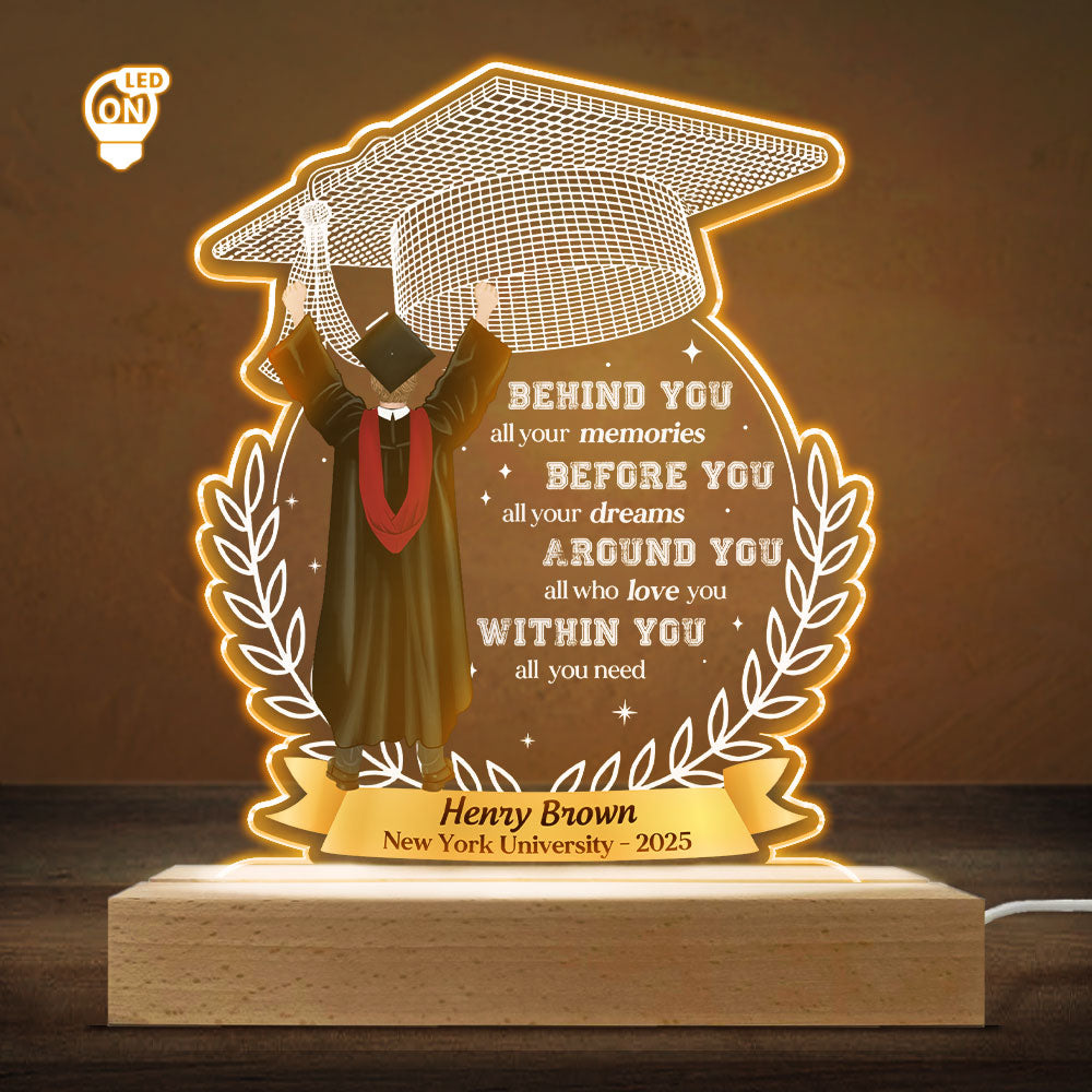 Happy Graduation - Personalized Custom LED Light